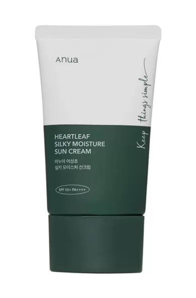 Anua Heartleaf Silky Moisture Sun Cream