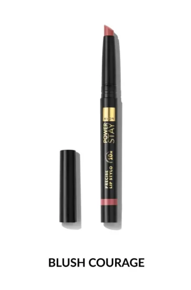 Avon Power Stay Lip Stylo - Blush Courage