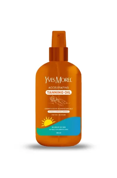 Yves Morel Accelerating Tanning Oil – Carrot and Exotic Island Botanicals