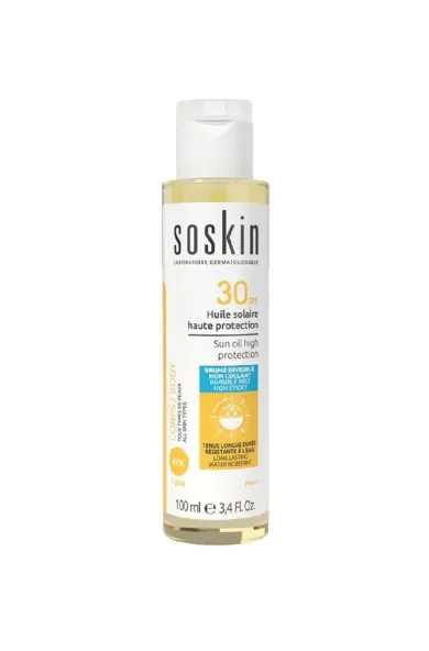 SOSKIN SUN OIL HIGH PROTECTION SPF 30- 100ML