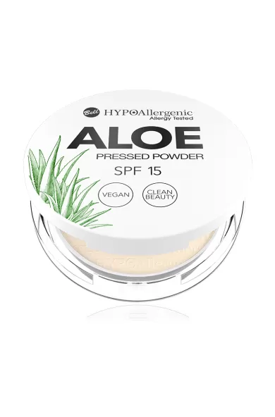 BELL HYPOALLERGENIC ALOE VEGAN SPF15 PRESSED POWDER 02 VANILLA