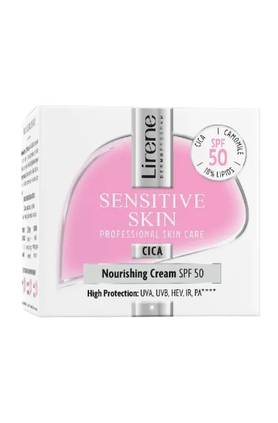 LIRENE SENSITIVE SKIN SPF50 NOURISHING CREAM 50ML