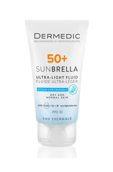 DERMEDIC SUNBRELLA SPF 50 +Sun Protection ultra-light fluid dry and normal skin 40ml