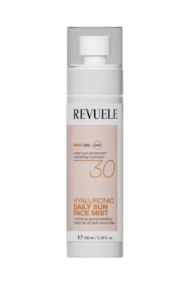 REVUELE HYALURONIC DAILY SUN FACE MIST SPF 30
