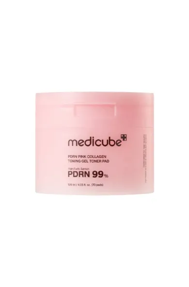 MEDICUBE PDRN Pink Collagen Toning Gel Toner Pad