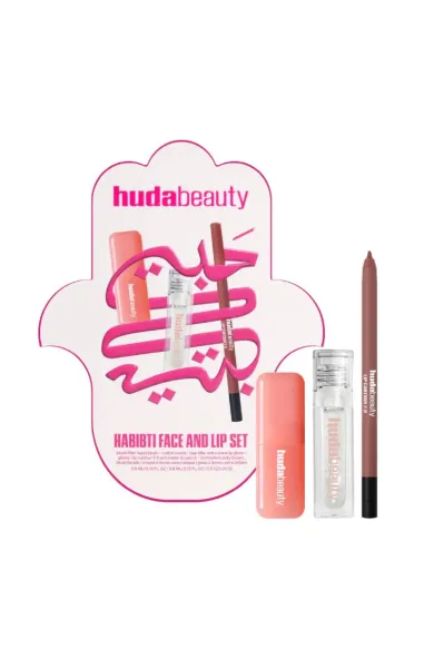  Huda Beauty Habibti Face and Lip Set