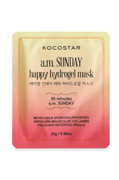 KOCOSTAR A.M. Sunday Happy Hydrogel Mask x5
