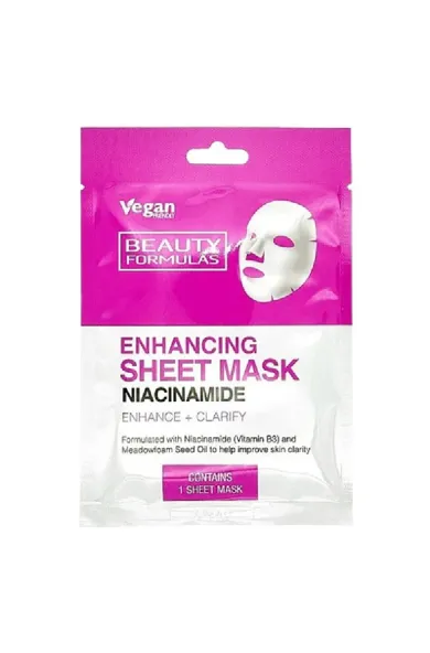 Beauty Formulas Enhancing Niacinamide Sheet Mask