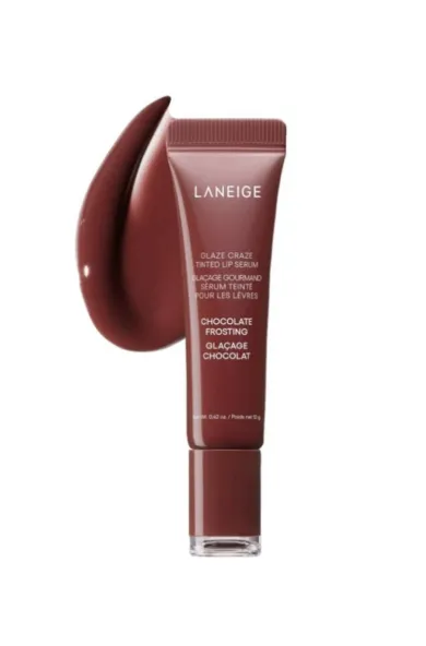 LANEIGE Glaze Craze Tinted Lip Serum - Chocolate Frosting