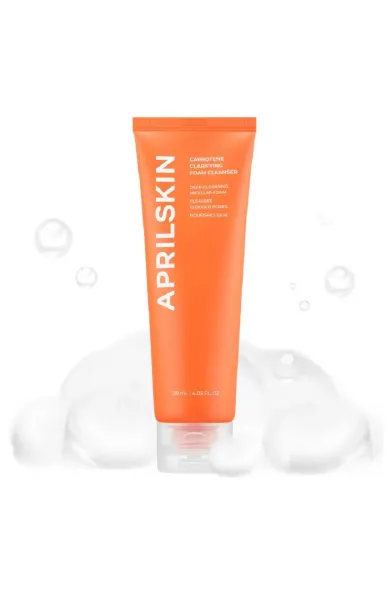 APRILSKIN CARROTENE CLARIFYING FOAM CLEANSER