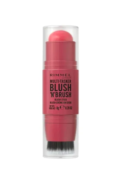 Rimmel Multi-Tasker Blush'N' Brush Stick - Cherry on Point