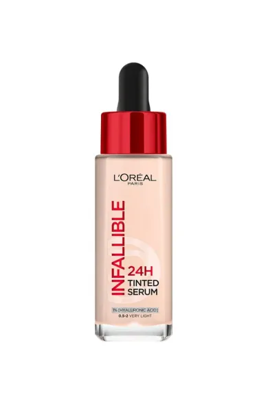 L'Oreal Paris Infallible 24h tinted serum 0.5-2 Very Llight