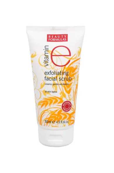 BEAUTY FORMULAS VITAMIN E EXFOLIATING FACIAL SCRUB