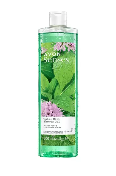 AVON SENSES WATER MINT SHOWER GEL