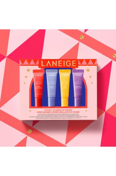 Laneige Glowy Lip Minis Gift Set - Holiday Edition