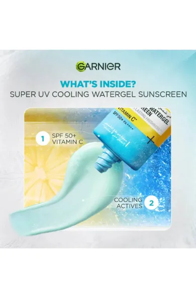 Garnier Super UV cooling watergel sunscreen SPF50+ PA++++