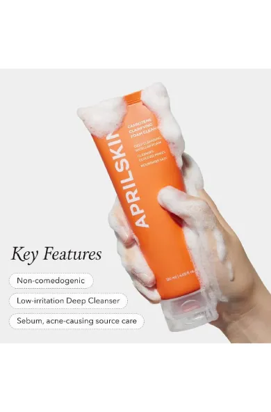 APRILSKIN CARROTENE CLARIFYING FOAM CLEANSER
