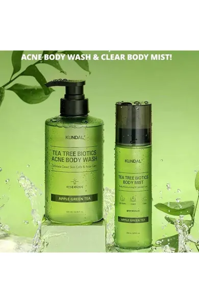 KUNDAL Tea Tree Bionics Body Mist - Apple Green Tea
