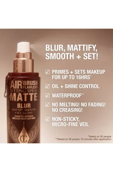 Charlotte Tilbury Airbrush Flawless Matte Blurring & Waterproof Setting Spray