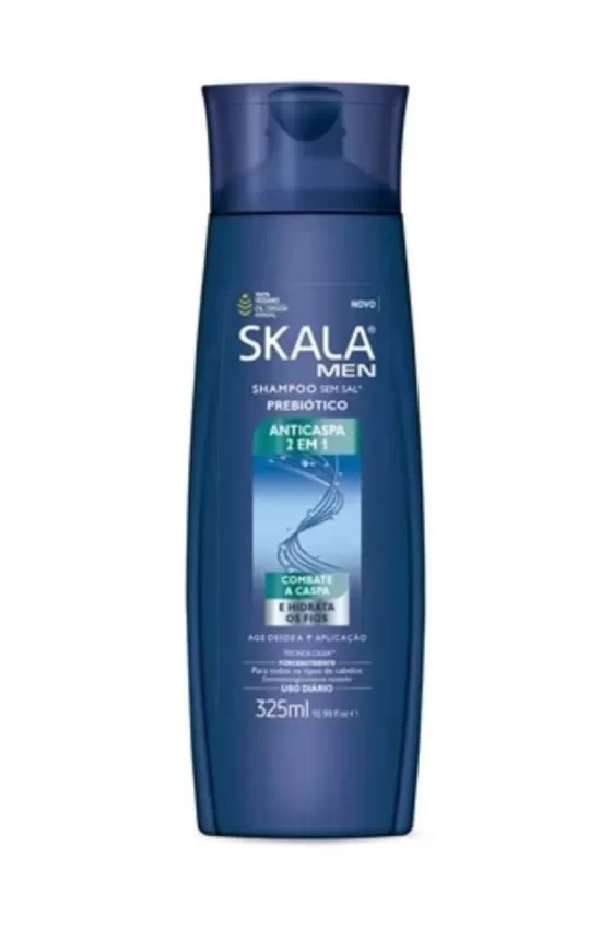 Skala Expert Men clarifying Shampoo Anti-Dandruff 2 in 1 - 325mL