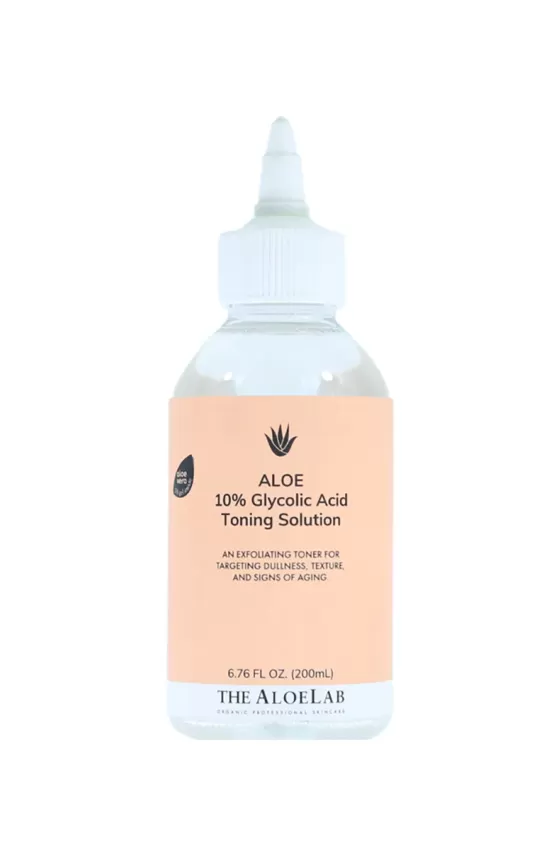 THE ALOELAB 10% GLYCOLIC ACID TONING SOLUTION