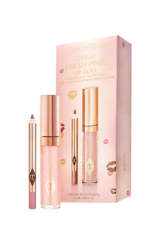 Charlotte Tilbury - Glossy Fresh Pink Lip Duo | Gloss + Lip Liner Set