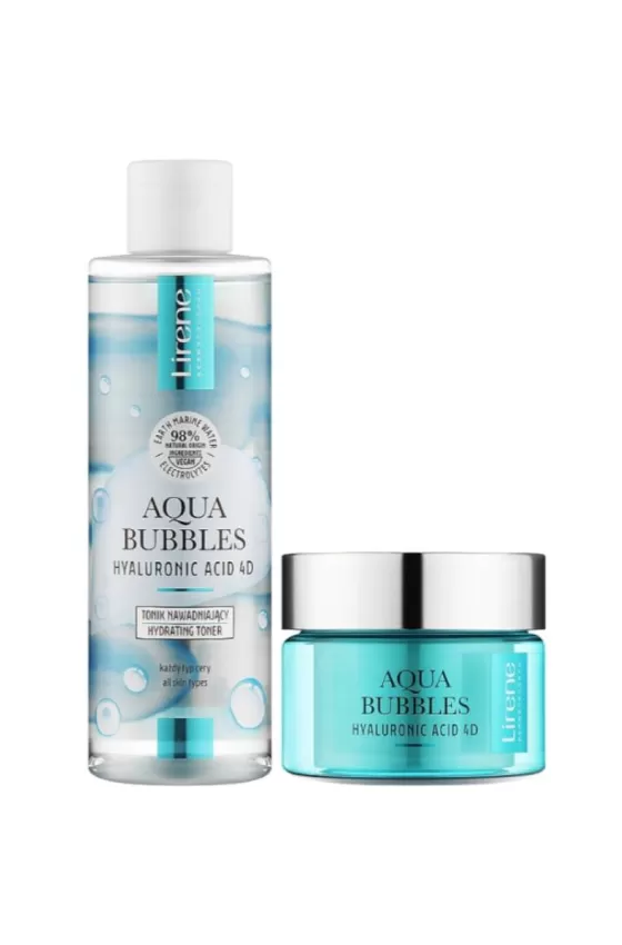 Lirene Aqua Bubbles Hydrogel Set Cream+Toner