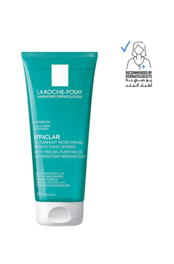La Roche-Posay Effaclar Micropeeling Cleansing Gel with Salicylic Acid For Oily Skin