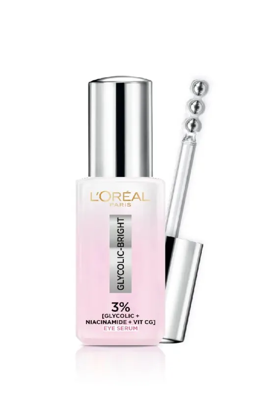 L'Oréal Paris Glycolic [3% Glycolic Acid + Vitamin CG + Niacinamide] Eye Serum 