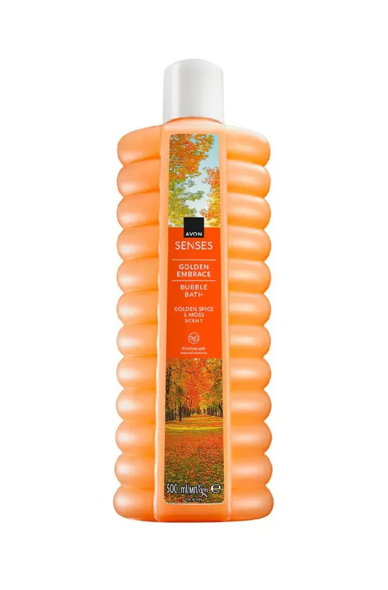 Avon Senses Golden Embrace Bubble Bath 500ml