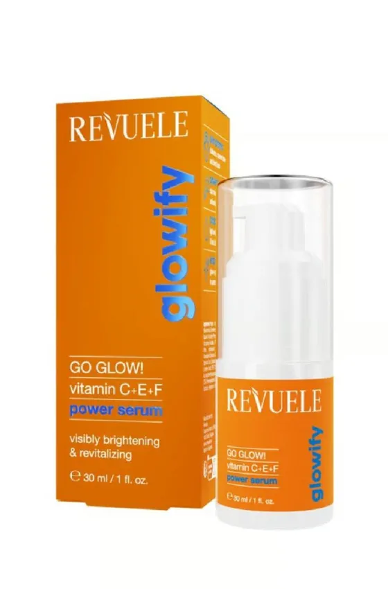 REVUELE GO GLOW! POWER SERUM VITAMIN C+E+F