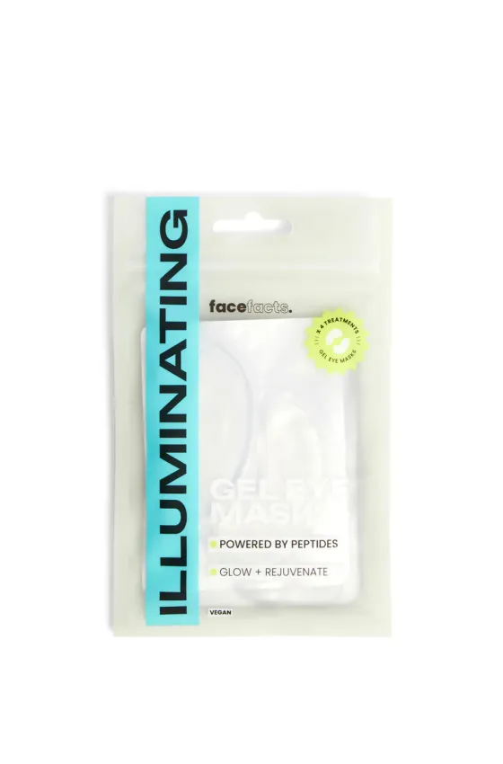 Face Facts Illuminating Peptides Eye Mask x 4 pairs