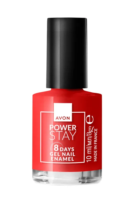 Avon Power Stay Gel Nail Enamel-Designer Red