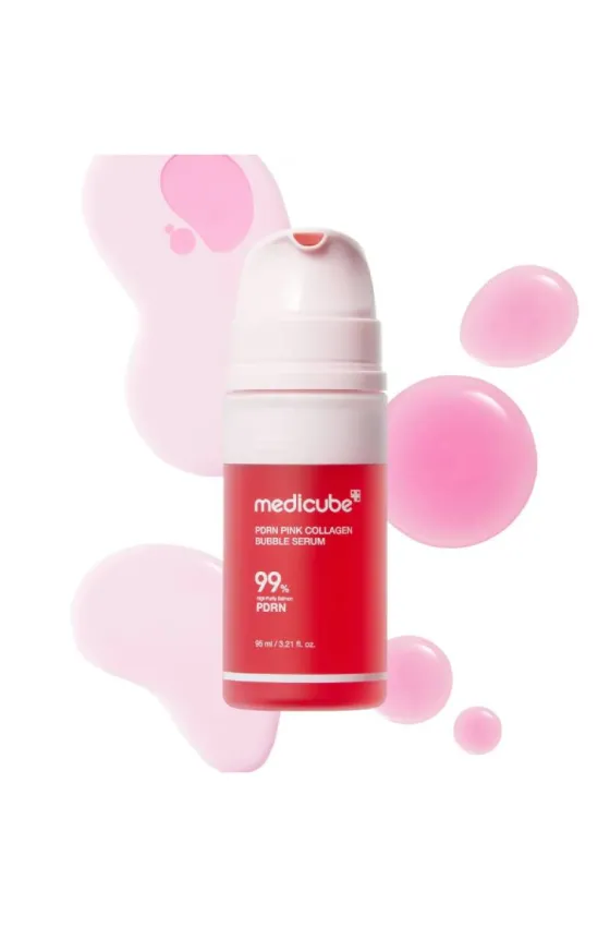 MEDICUBE PDRN Pink Collagen Bubble Serum 95 ML