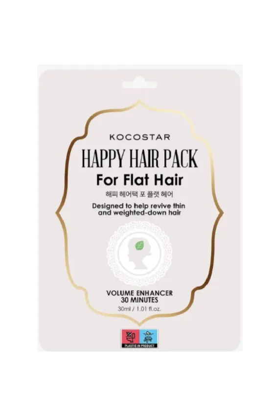 KOCOSTAR HAPPY HAIR PACK FOR FLAT HAIR