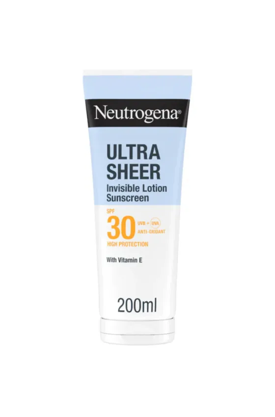 Neutrogena Ultra Sheer Invisible Lotion Sunscreen SPF30+ - 200ml