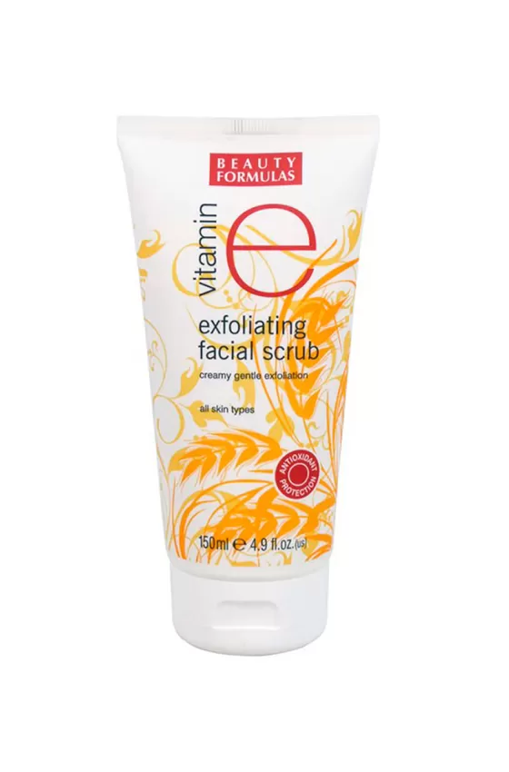 BEAUTY FORMULAS VITAMIN E EXFOLIATING FACIAL SCRUB