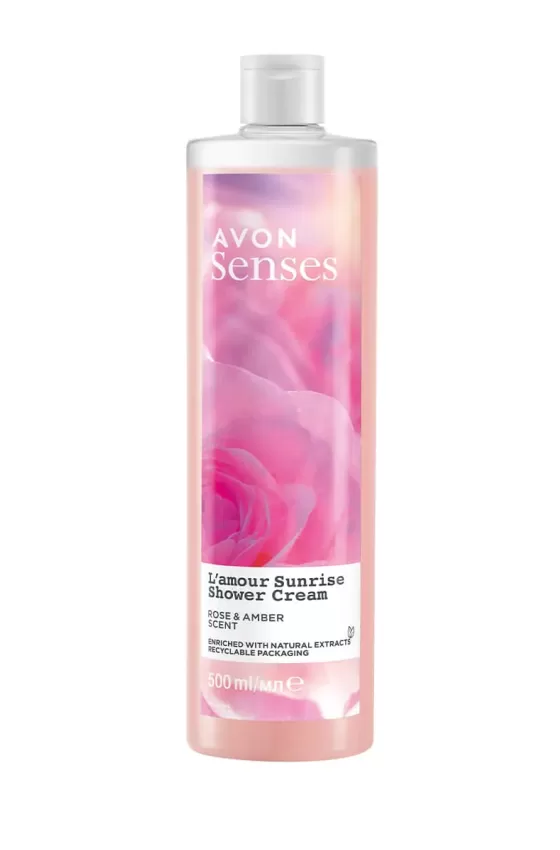 AVON SENSES L'AMOUR SUNSHINE SHOWER CREAM